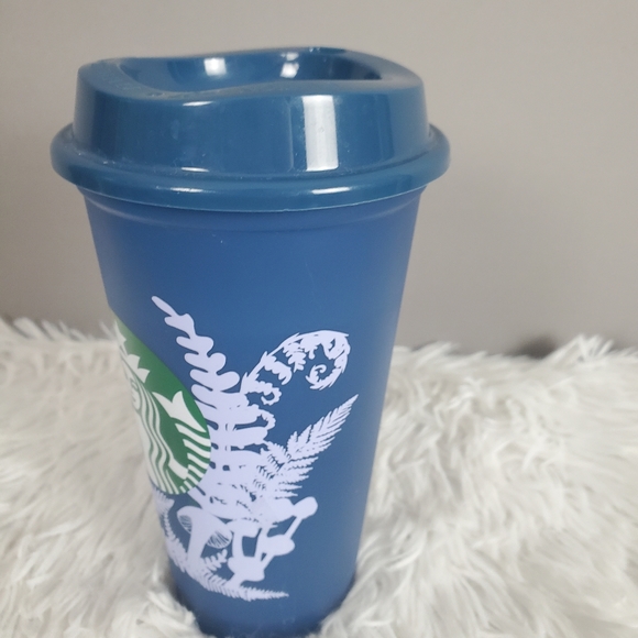 Starbucks Plastic Autumn Color Changing Reusable Cup & Lid - Picture 3 of 5